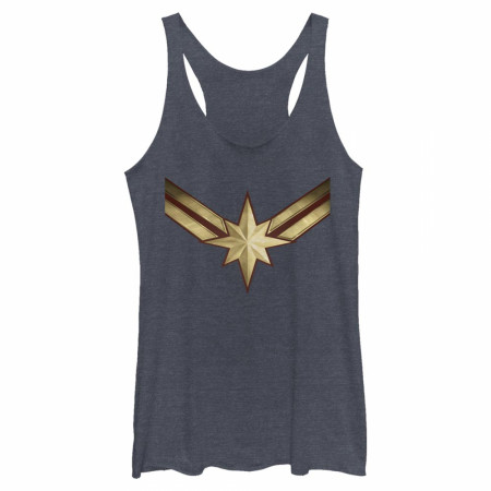 Captain Marvel Classic Logo Women's Racerback Tank Top